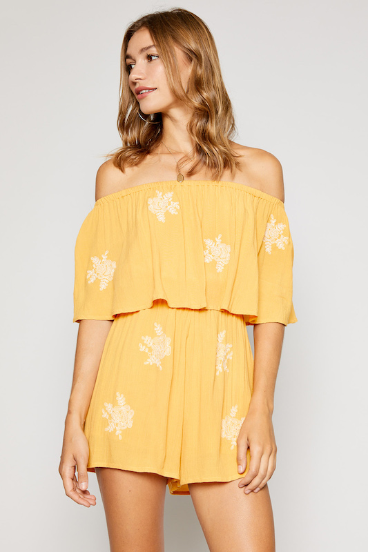 Yellow Romper 